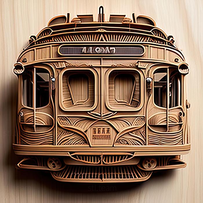 3D модель Трамвай пам пам (STL)